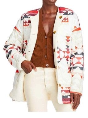 Aqua x Pendleton Reversible Quilted Southwestern Jacket XL